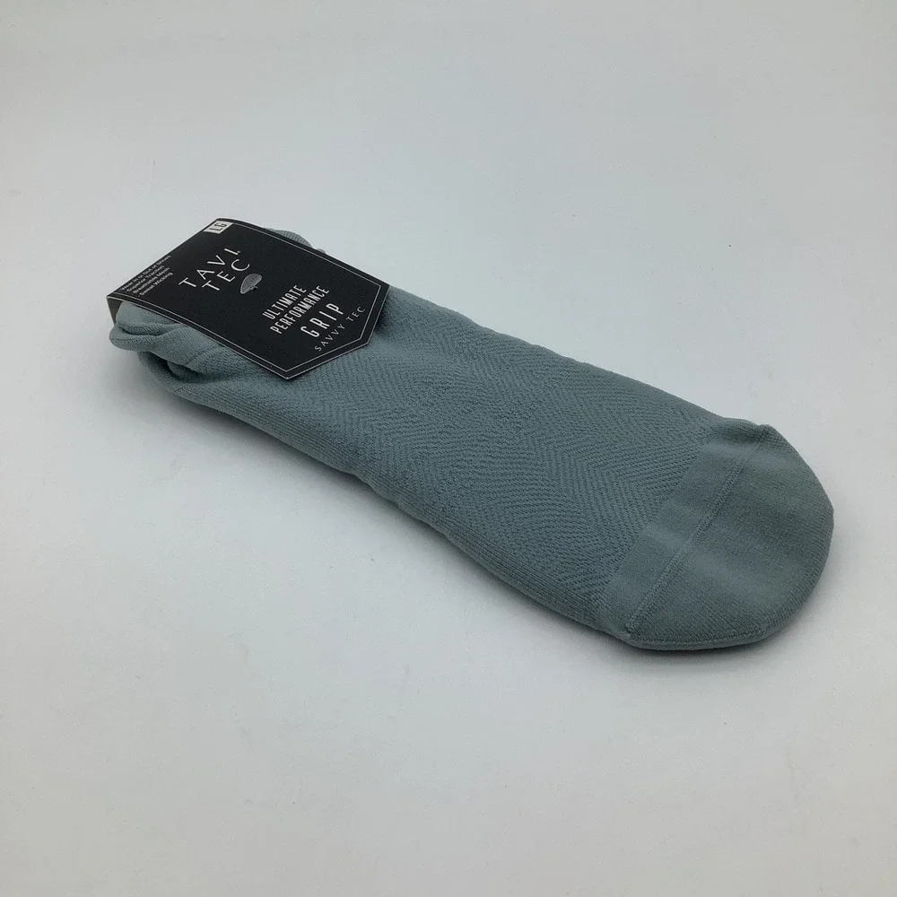Tavi Tec Savvy Tec Ultimate Performance Grip‎ Socks Mirage Blue Size Large New